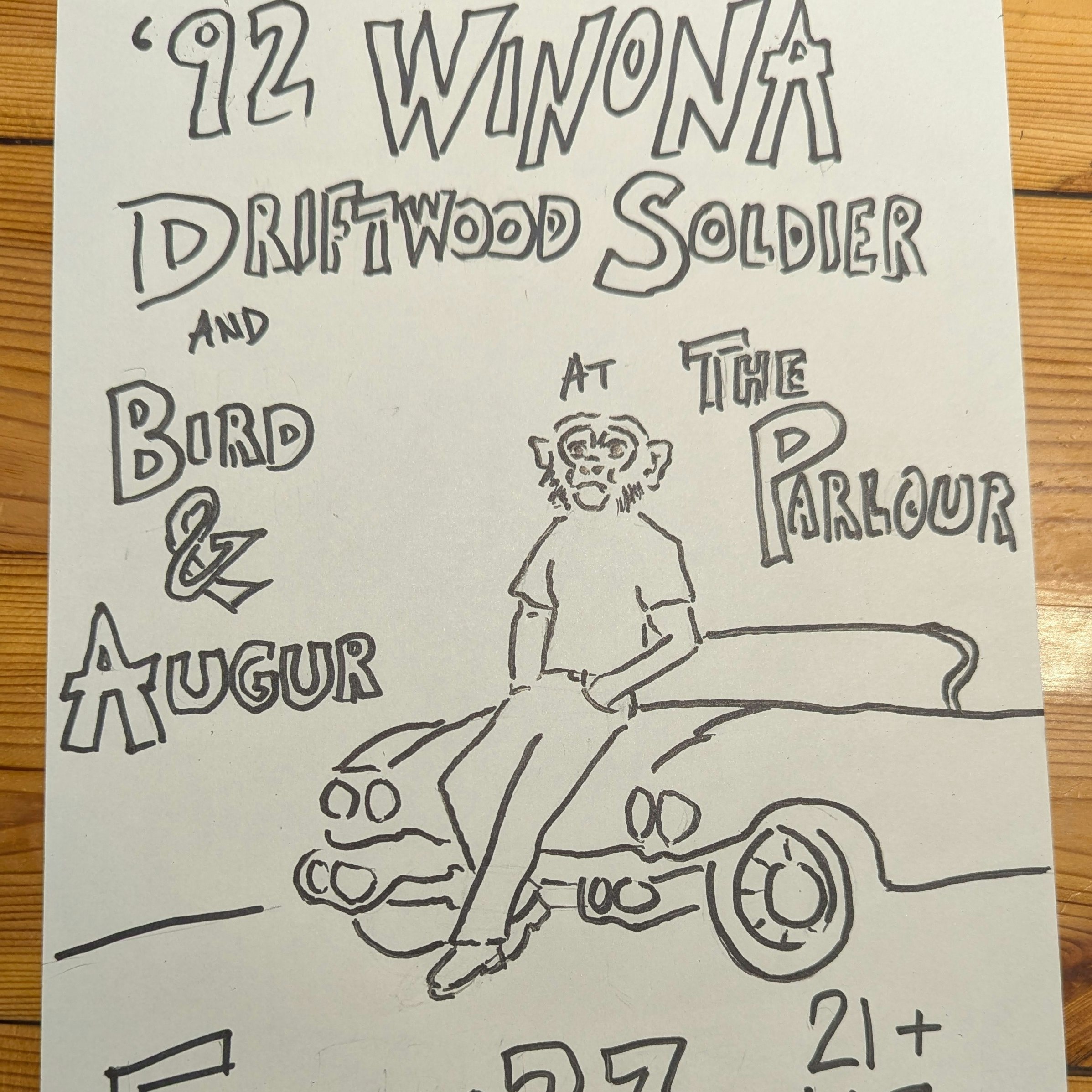 Photo of '92 Winona, Driftwood Soldier, Bird & Augur