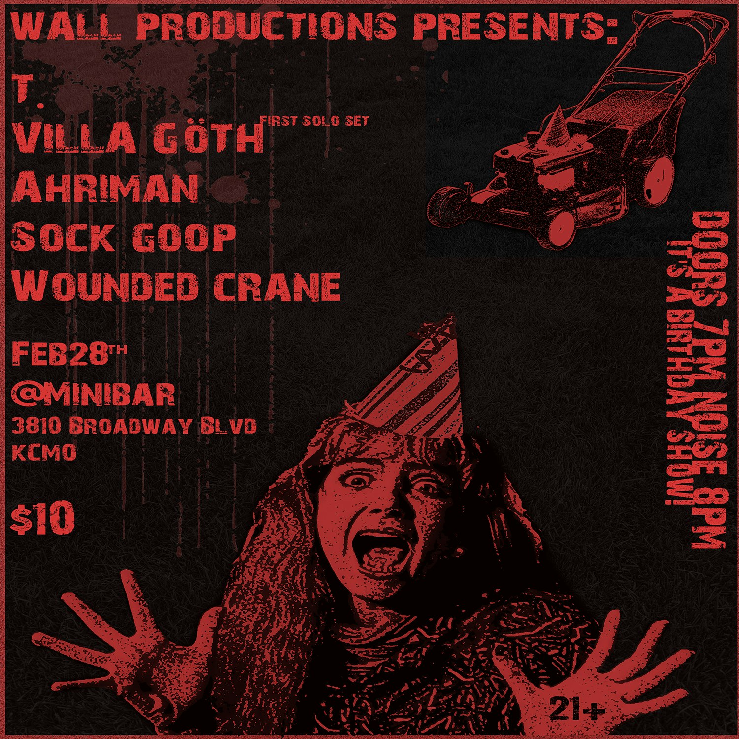 Photo of T. Villa Göth Ahriman Sock goop Wounded crane