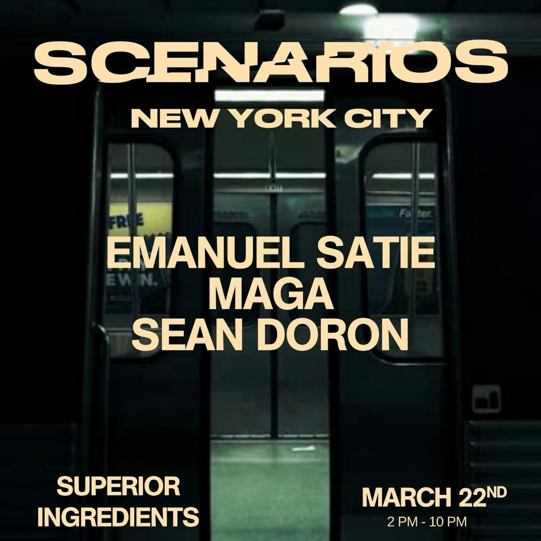 Photo of Scenarios: Emanuel Satie, Maga & Sean Doron