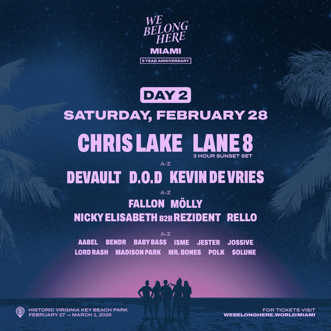 Photo of Chris Lake, Lane 8 - We Belong Here: Miami 2026 2/28