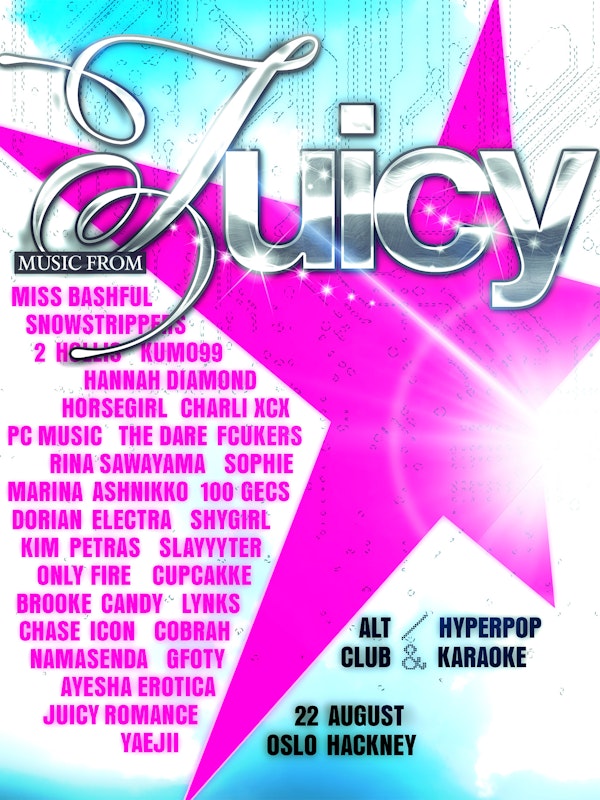 JUICY: alt + hyperpop - karaoke in room 2
