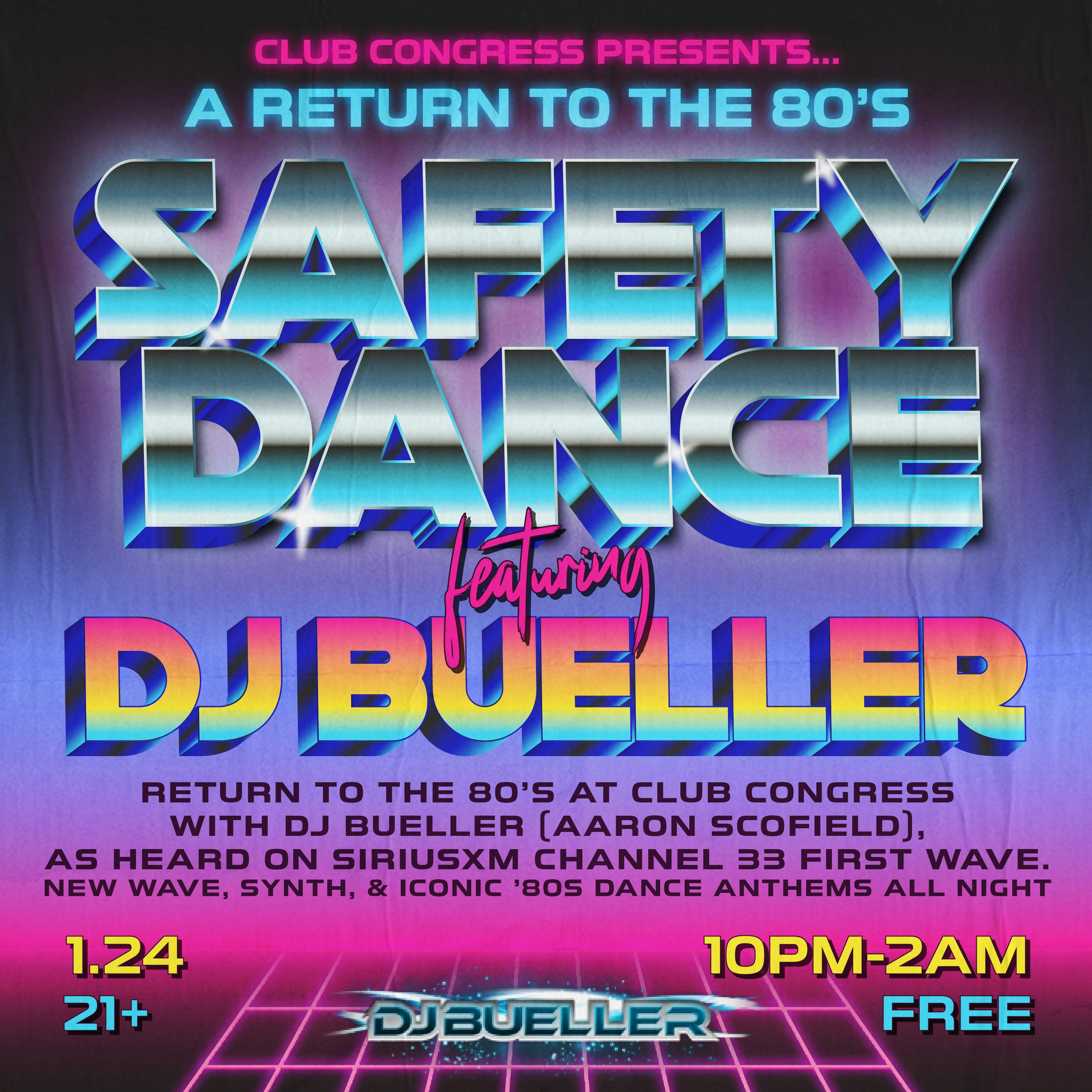 Return to the 80’s | Safety Dance featuring DJ Bueller!