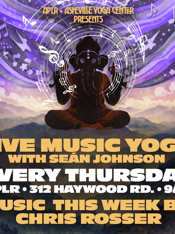 Live Music Yoga with Seán Johnson with music from Chris Rosser