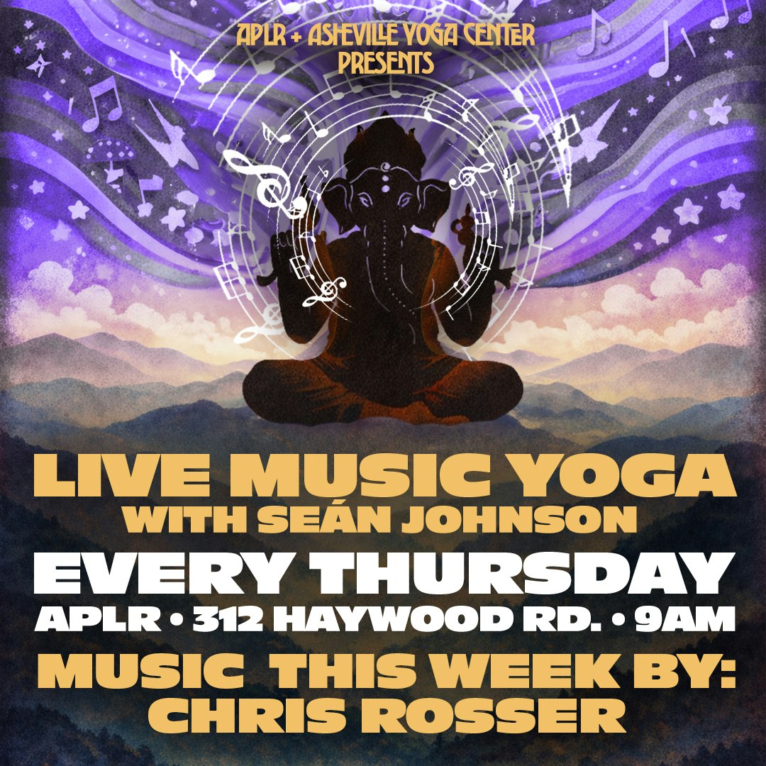 Photo of Live Music Yoga with Seán Johnson with music from Chris Rosser