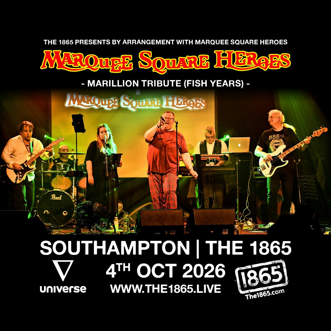 Marquee Square Heroes - Marillion tribute (Fish Years) at The 1865, Southampton