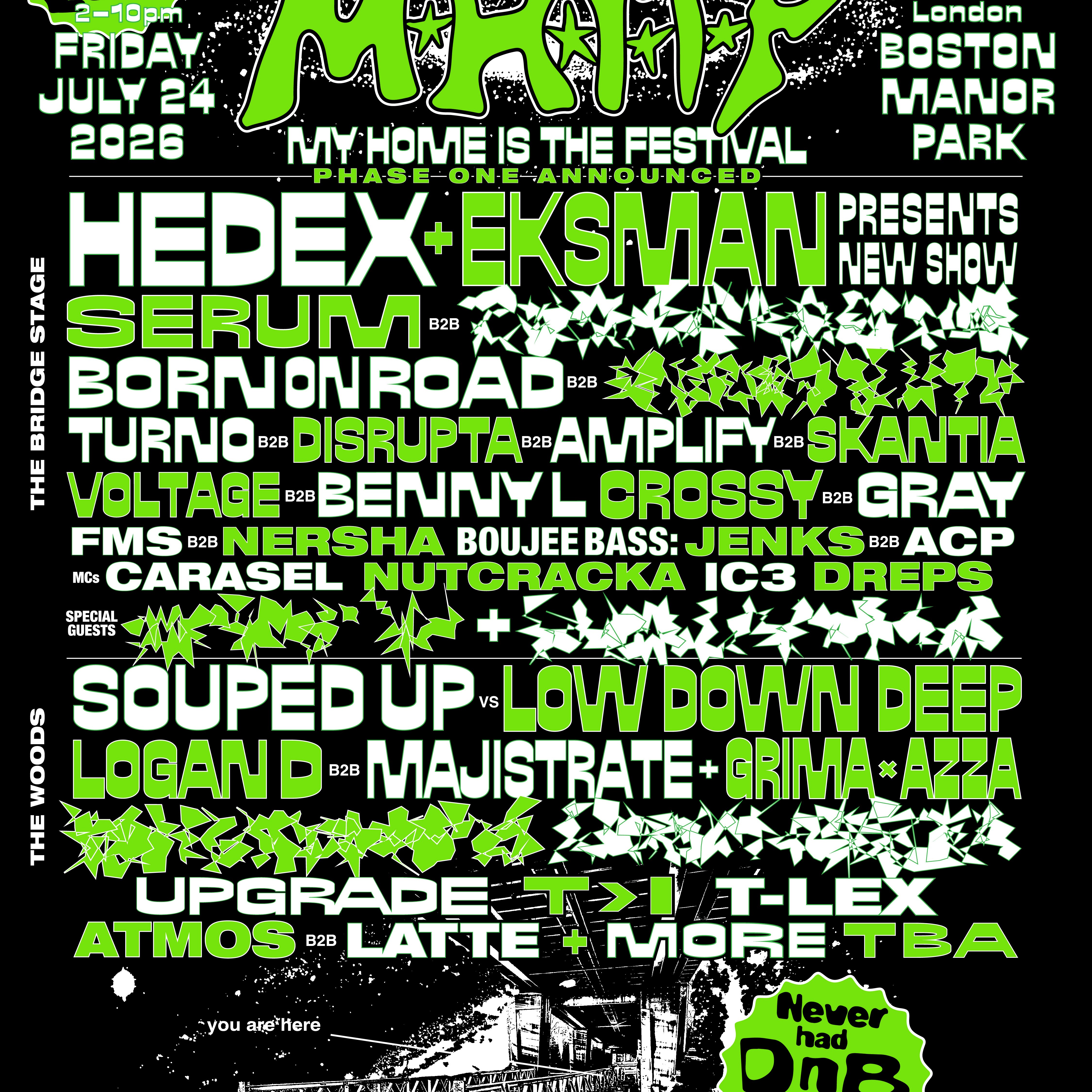 Hedex Presents: My Home Is The Rave Festival