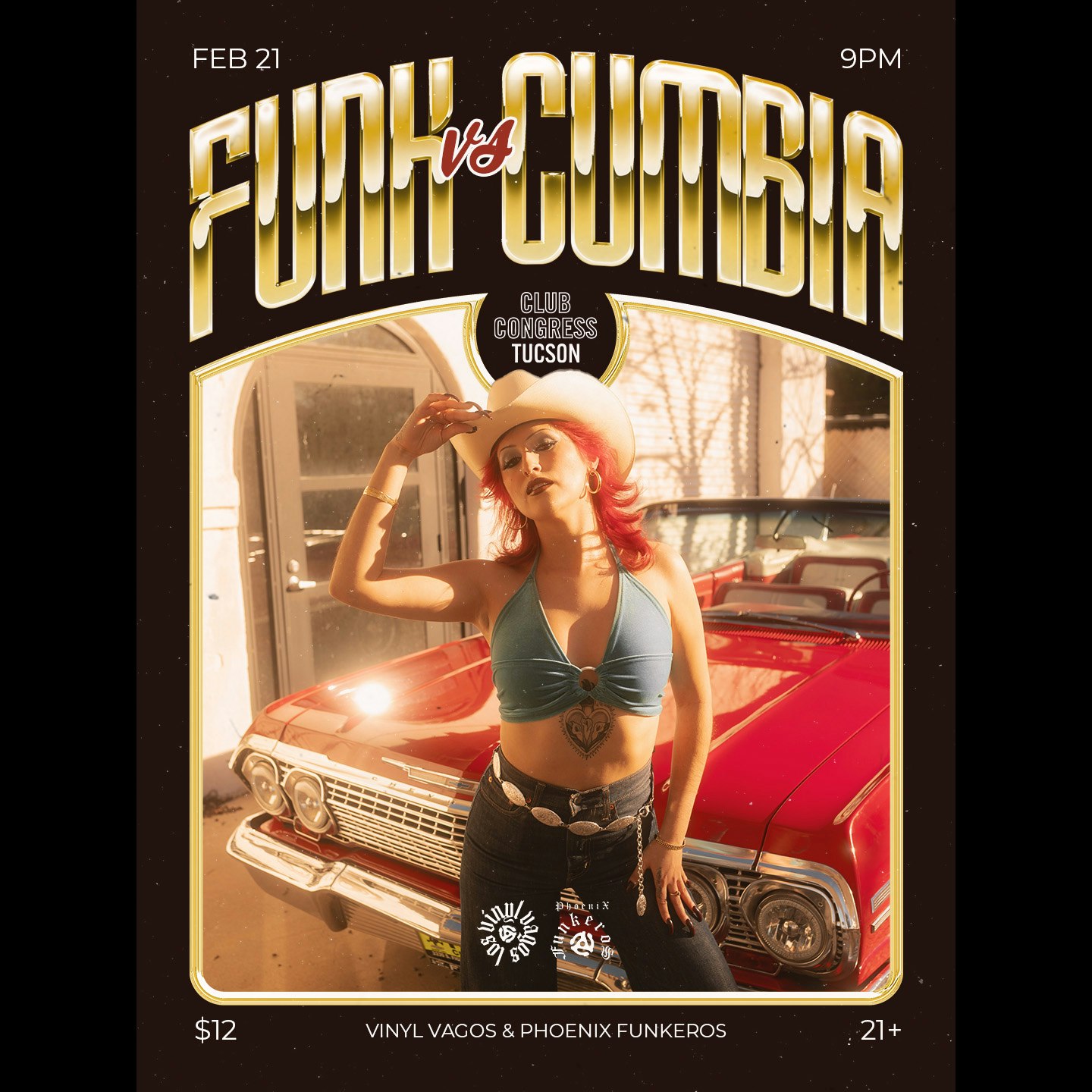 Funk vs Cumba Party w/ Vinyl Vagos