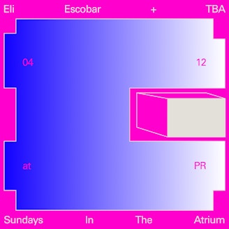 Image for Sundays In The Atrium: Eli Escobar + TBA