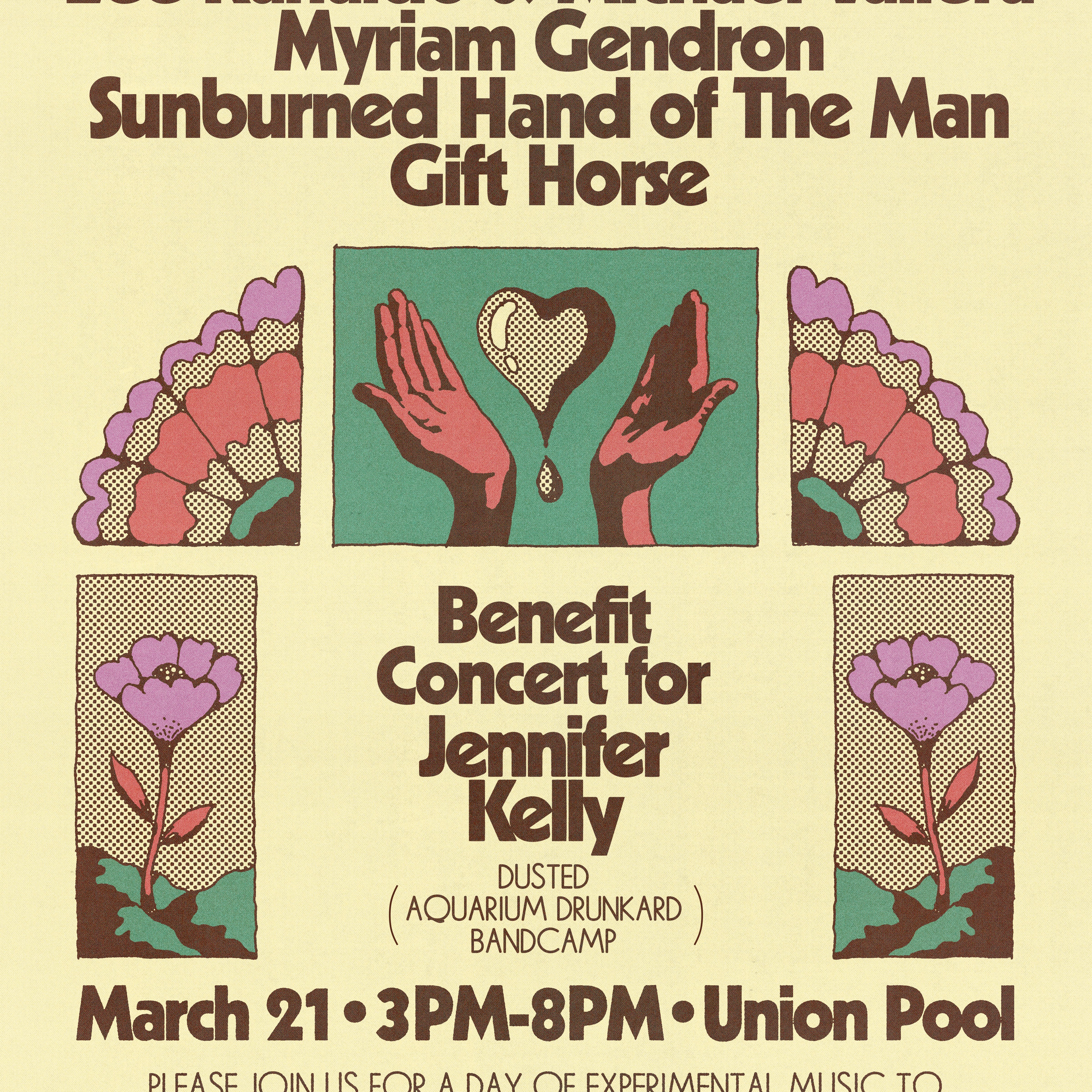 Photo of Benefit For Jennifer Kelly: Lee Ranaldo & Michael Vallera • Myriam Gendron • Sunburned Hand of the Man • Gift Horse