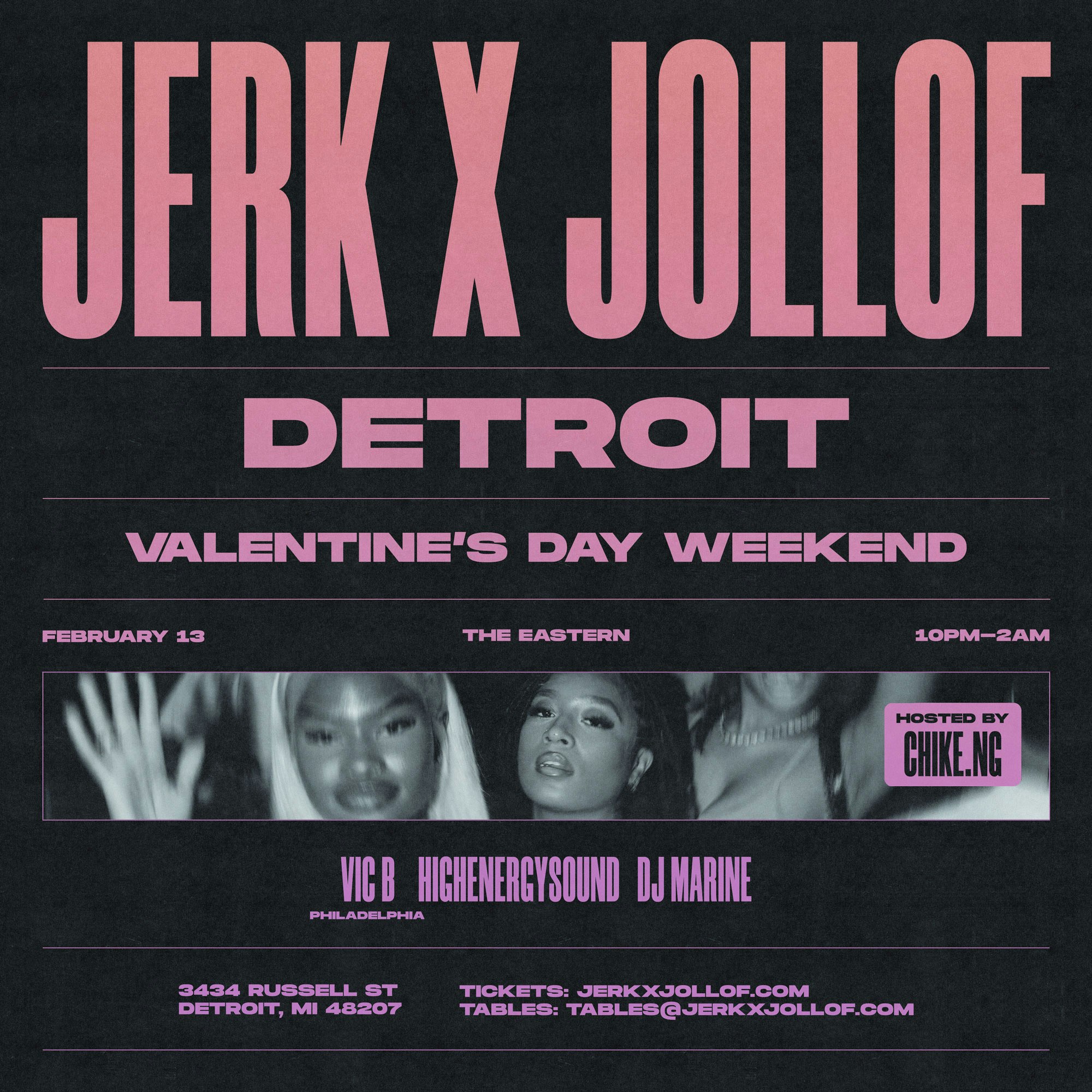 Photo of Jerk X Jollof: Detroit (Valentine’s Day Weekend)