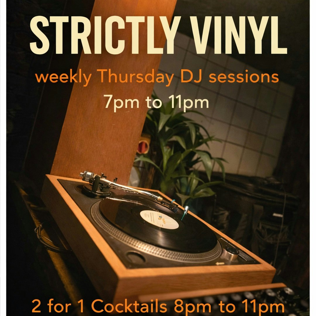 Strictly Vinyl free Thursdays  Autumn Winter DJ sessions at 26 Curtain Road, London