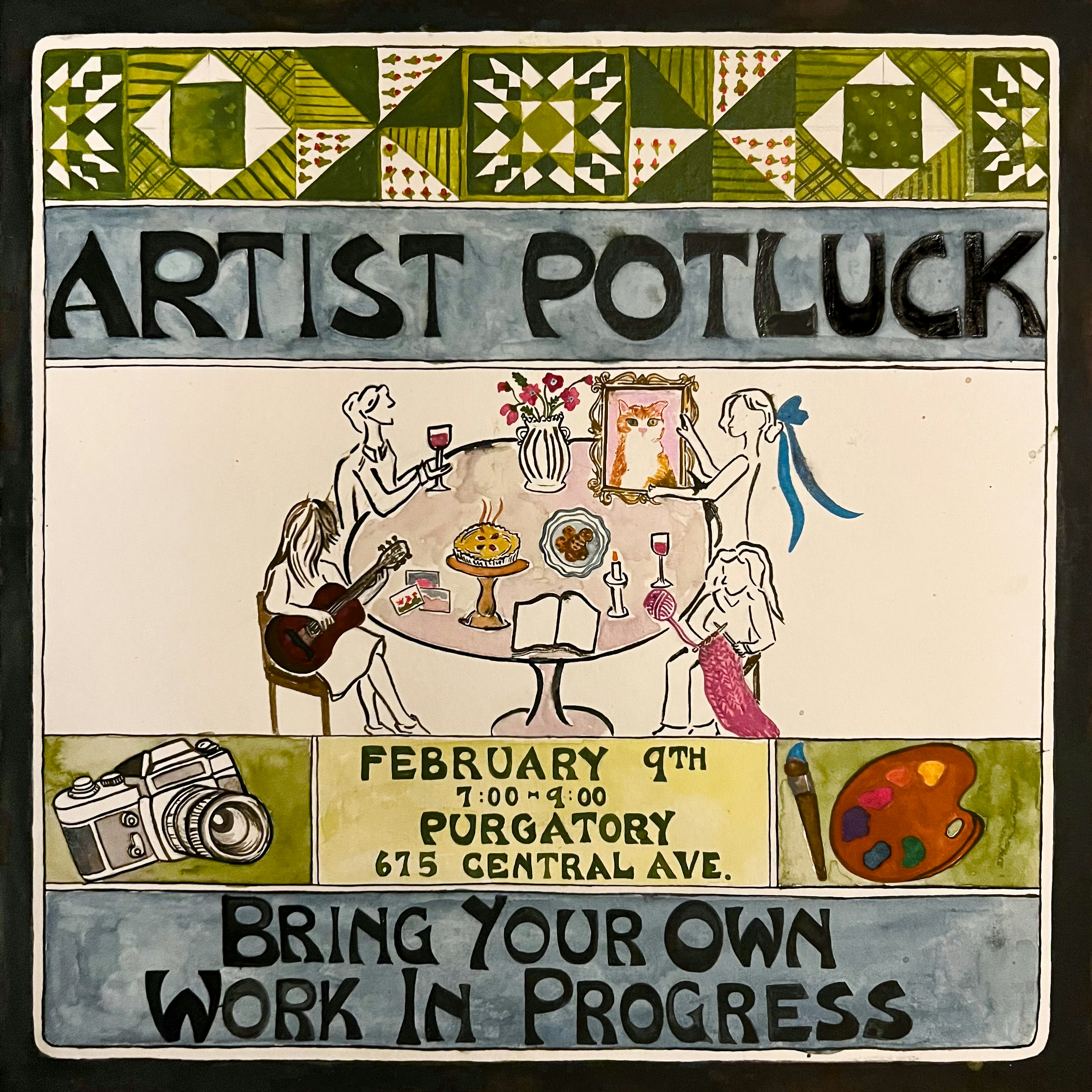 Photo of DOWNSTAIRS: Artist Potluck