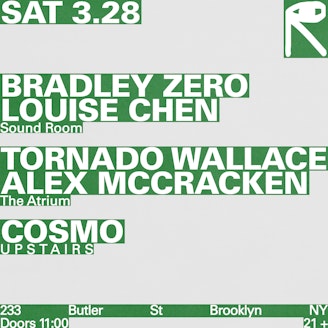 Image for Bradley Zero + Louise Chen / Tornado Wallace + Alex McCracken / Cosmo