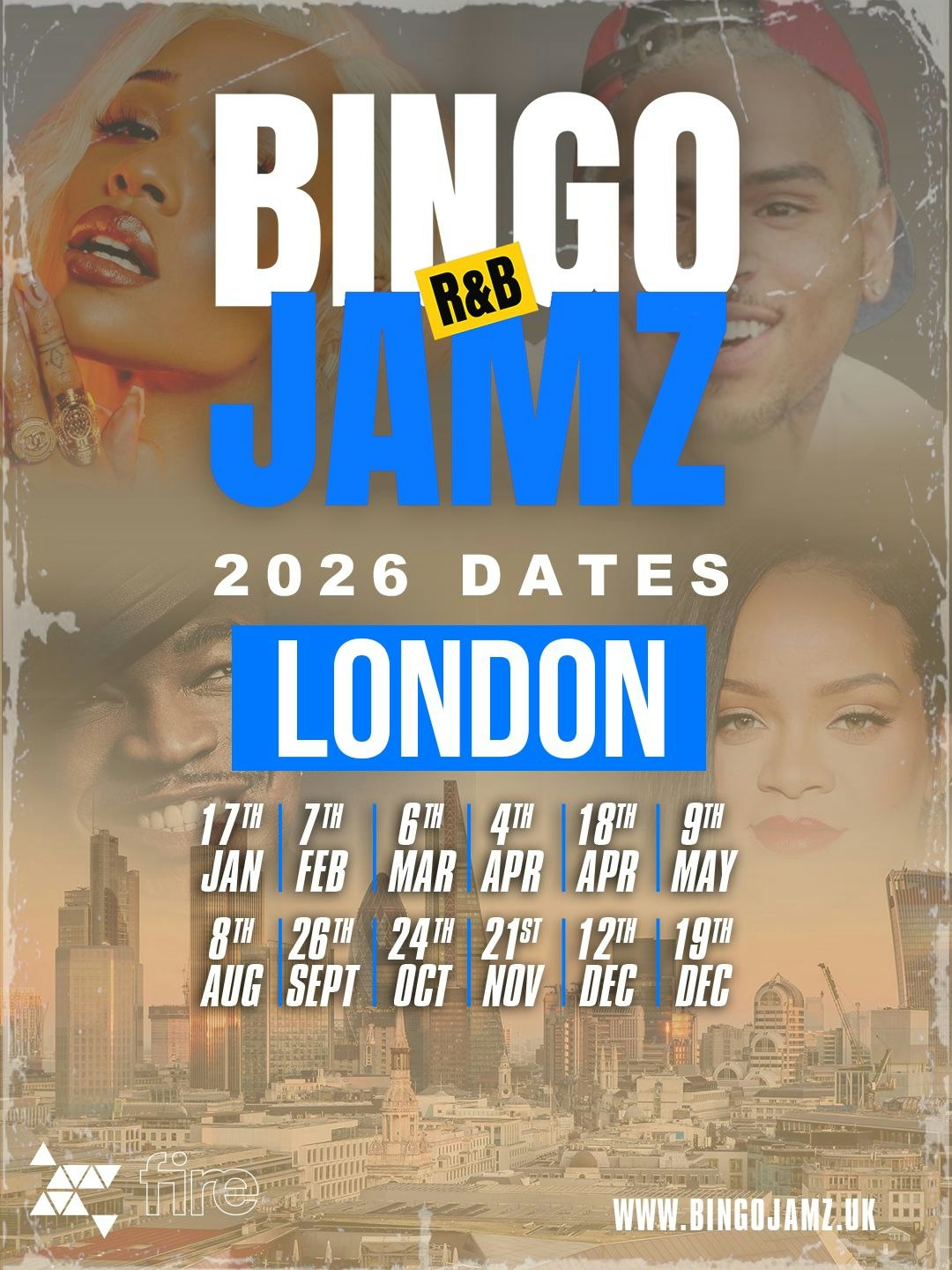 Bingo Jamz London | 2026 at Fire Night Club Vauxhall, London