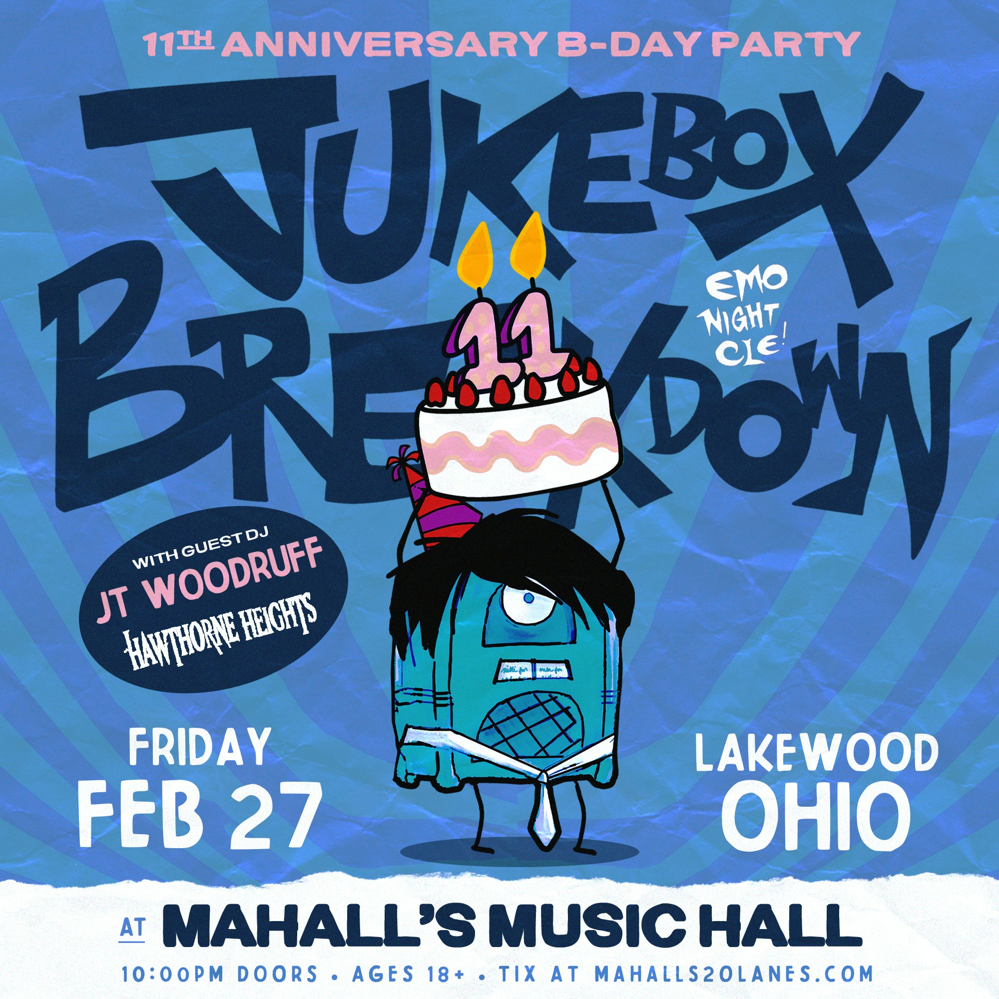 Photo of Jukebox Breakdown aka Emo Night CLE 11 year birthday party