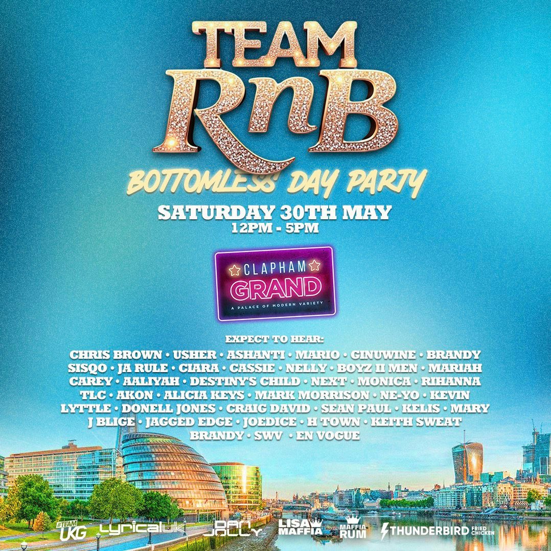 Team RnB Bottomless Day Party with Lisa Maffia & Crew