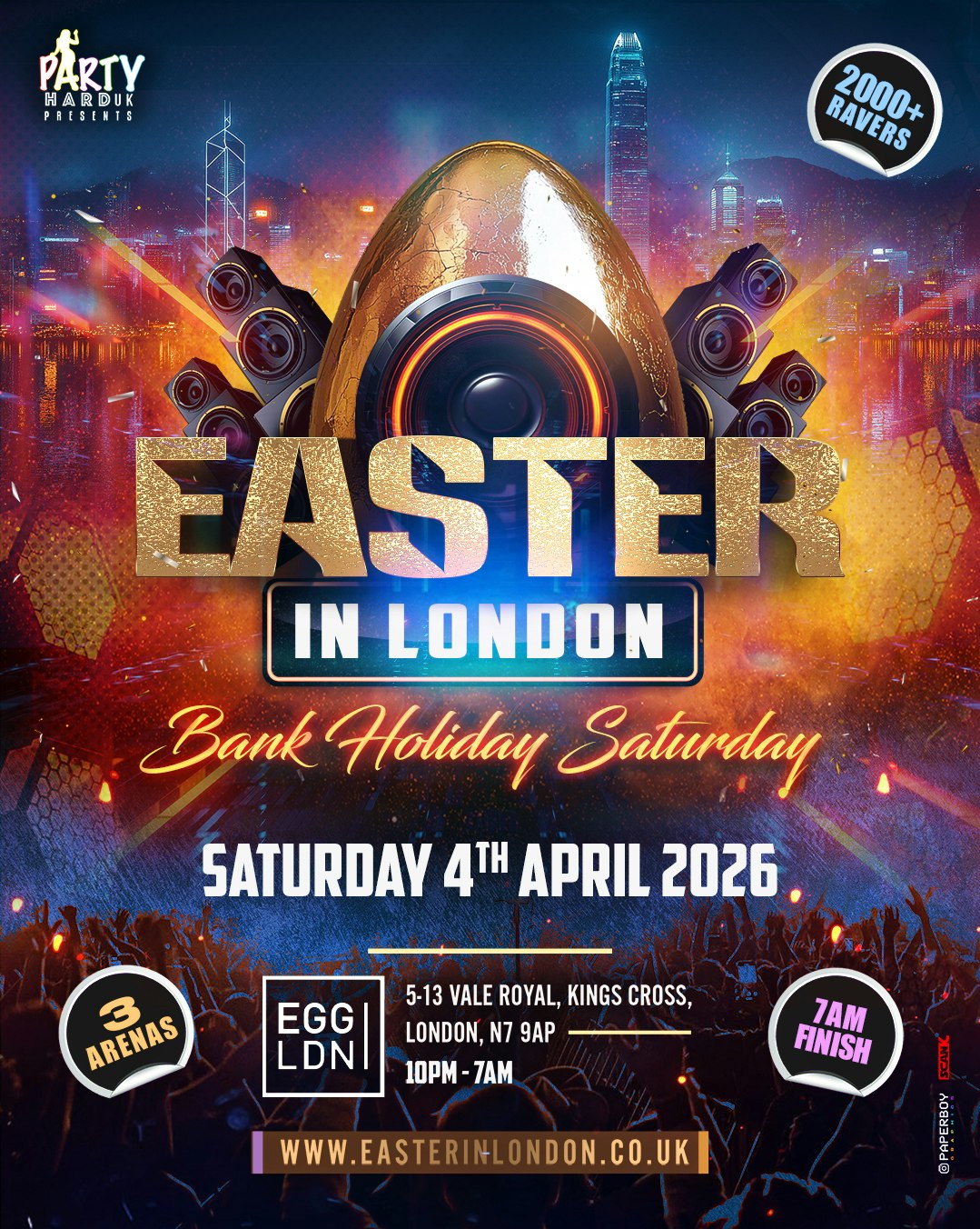Easter In London - Bank Holiday Party Tickets | From £8 | 4 Apr @ Egg ...