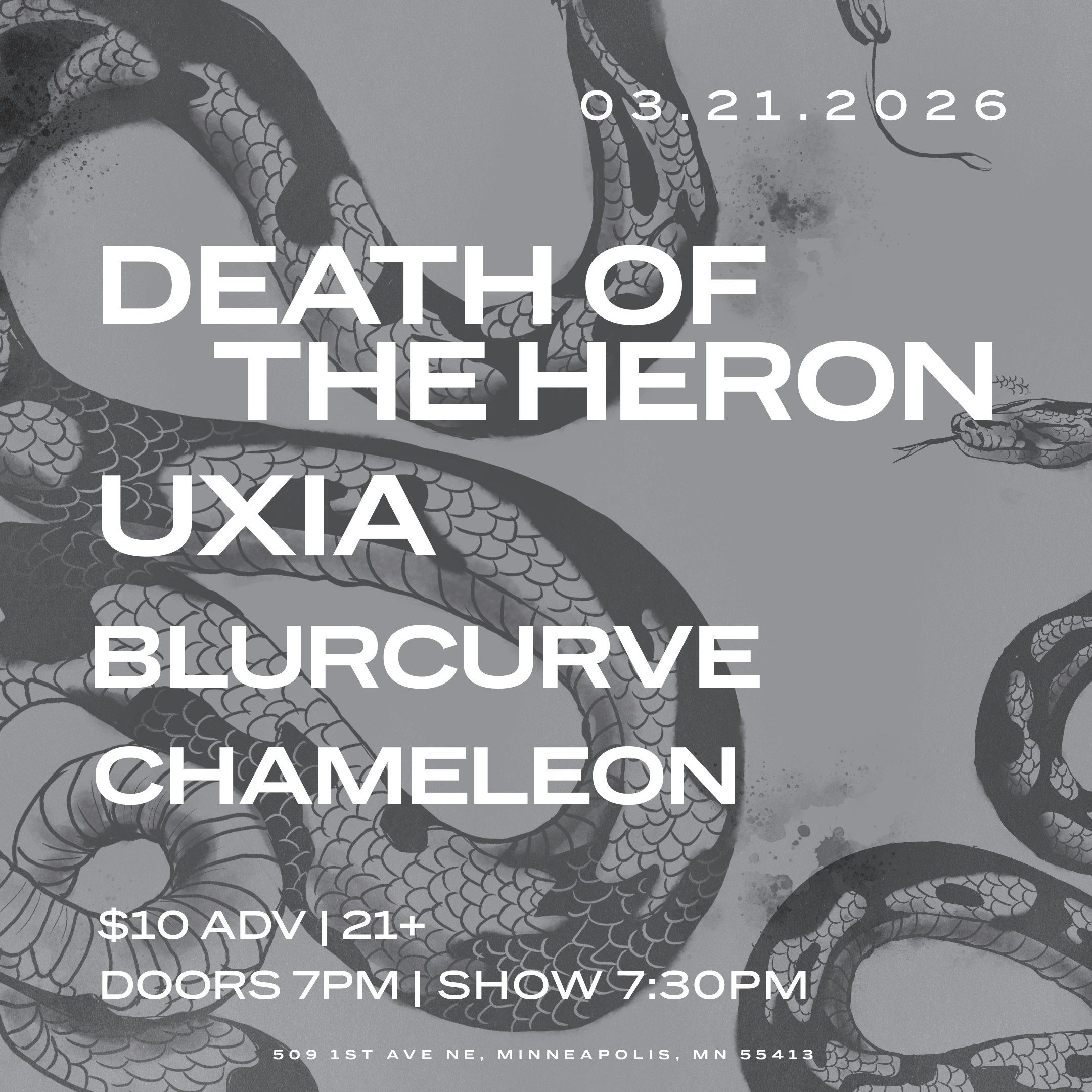Photo of Death of the Heron, UXIA, BlurCurve, & Chameleon