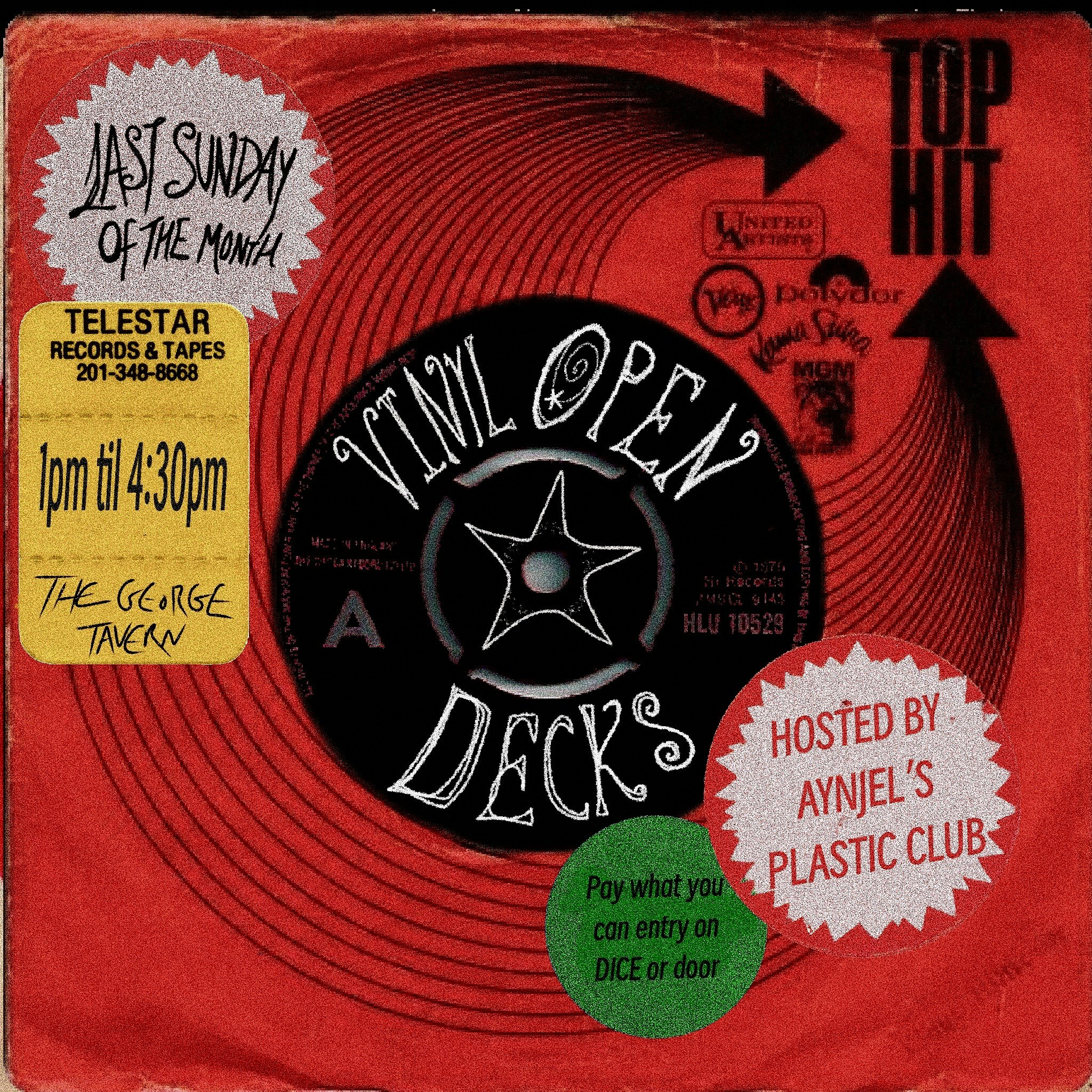 Vinyl Open Decks w/ Aynjel’s Plastic Club