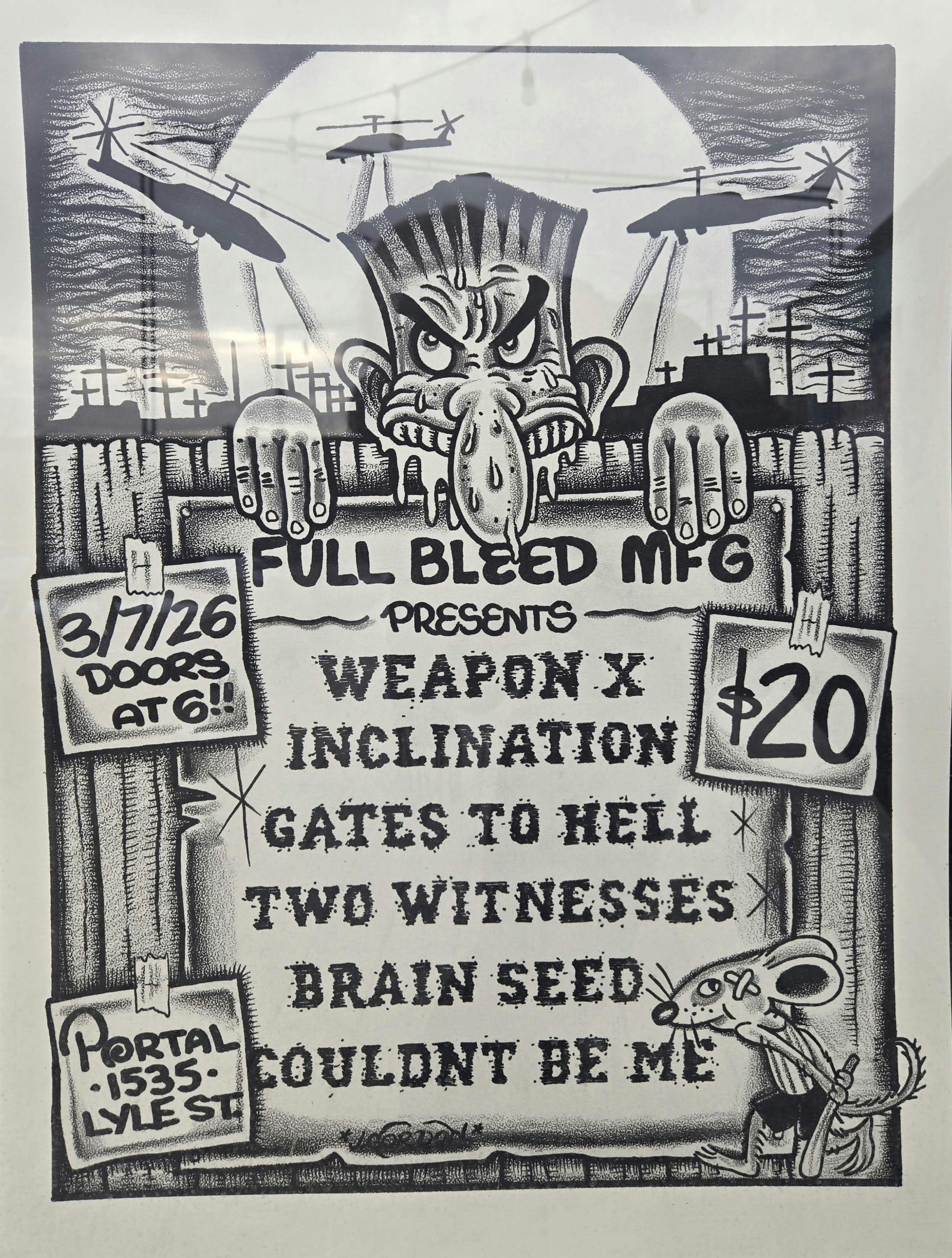 Weapon X+Inclination+Gates to Hell+Two Witnesses+Brain Seed+Couldn