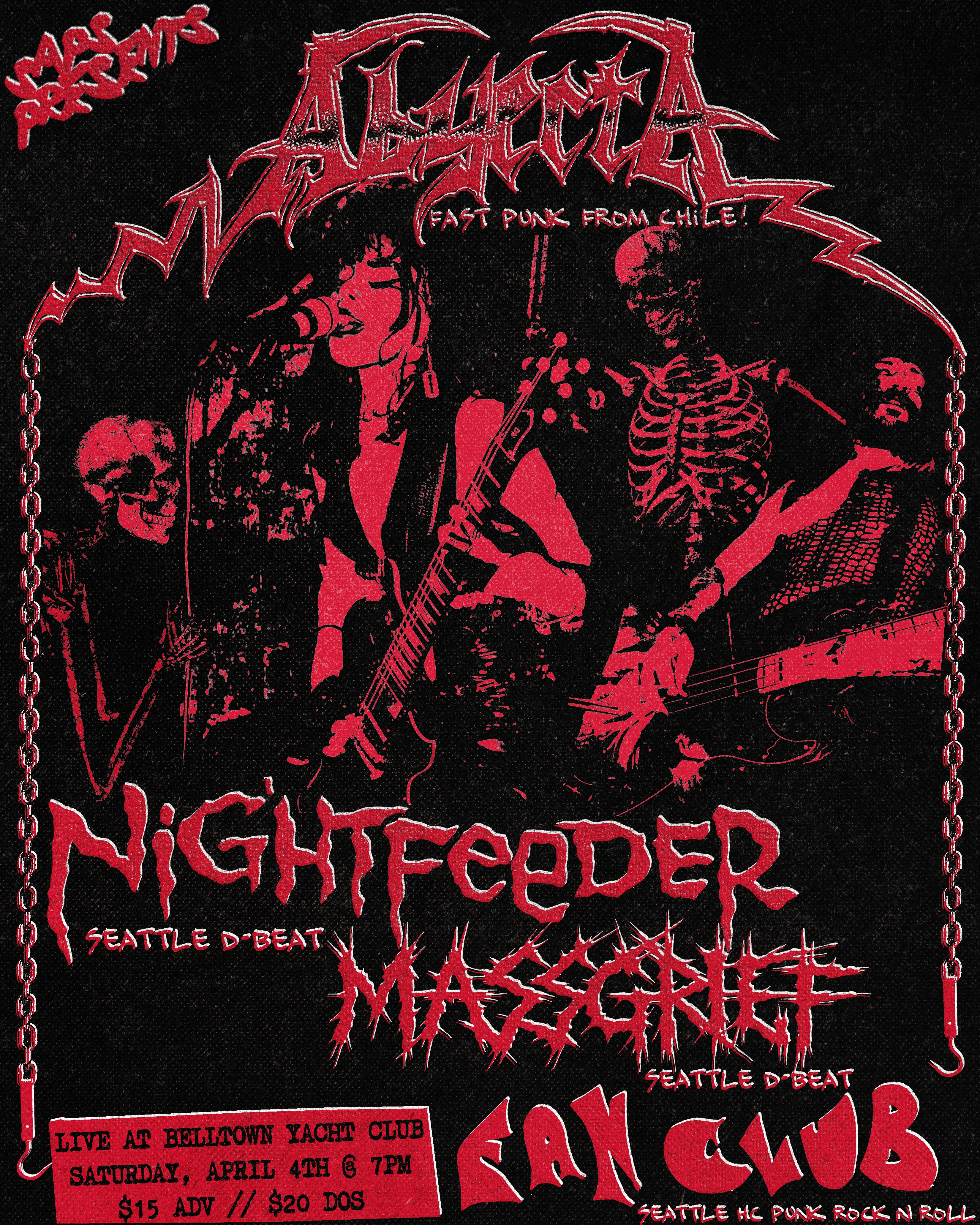 Abyecta, Nightfeeder, Fan Club, Mass Grief Tickets | $18.85 | 4