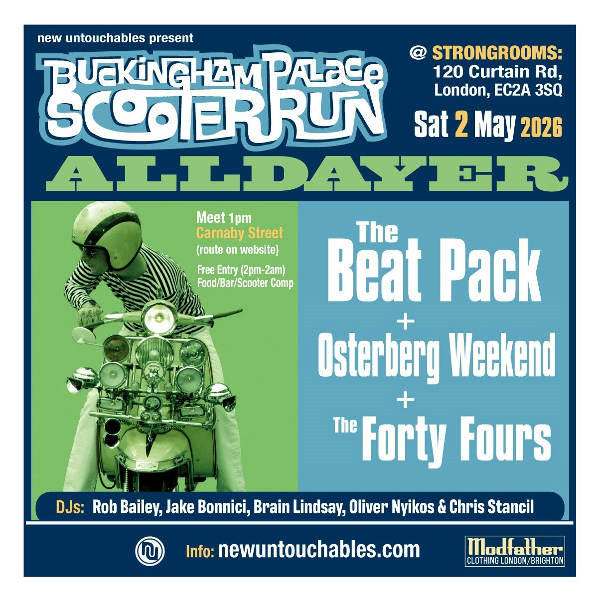 Buckingham Palace Scooter Rally + All Dayer