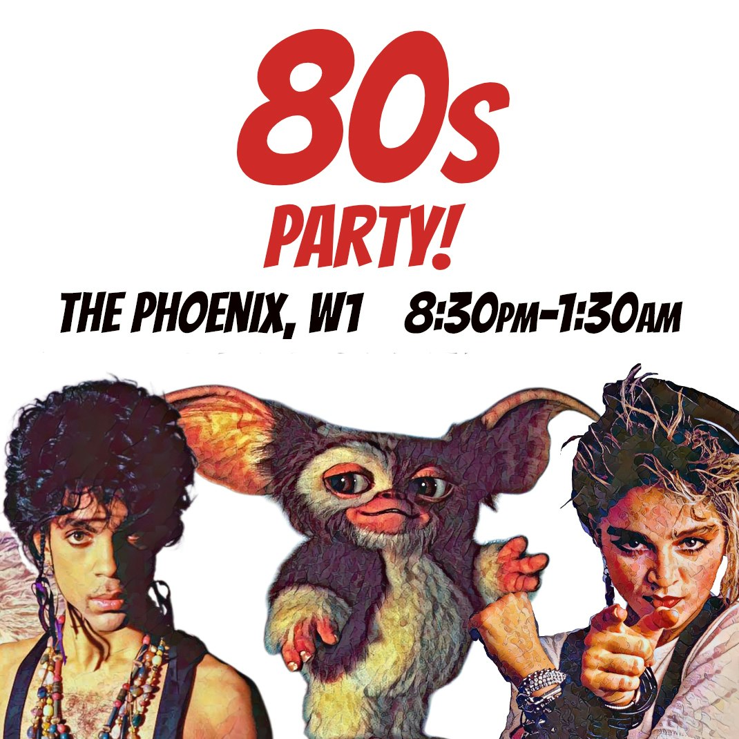 The 80s Party - September 2026 (18+)
