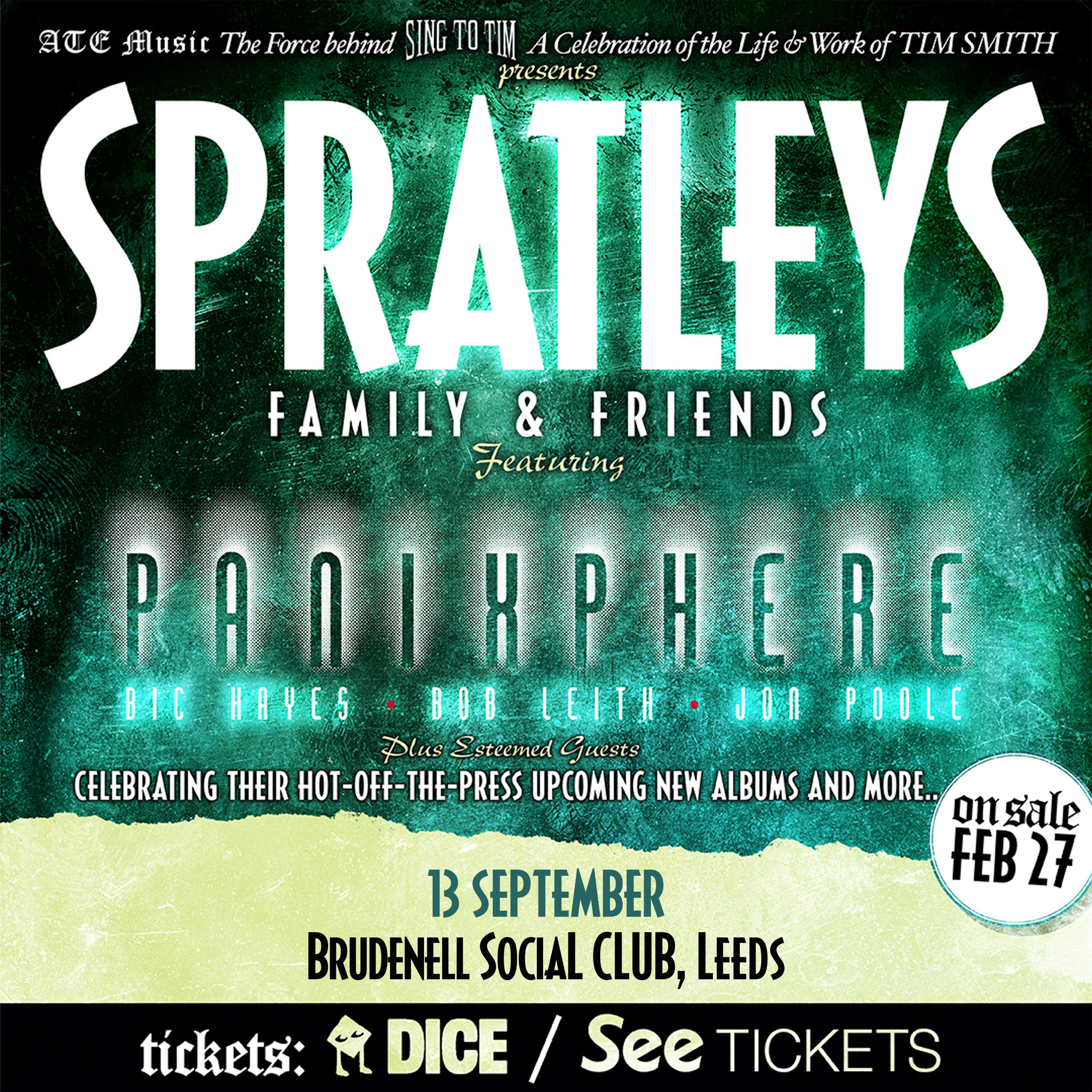 Spratleys at Brudenell Social Club, Leeds