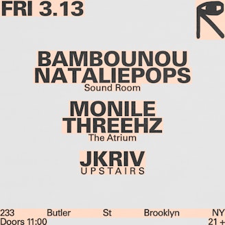 Image for Bambounou + nataliepops / Monile + threehz / JKriv