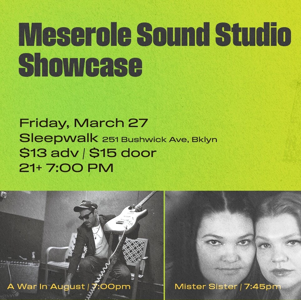 Meserole Sound Studio Showcase