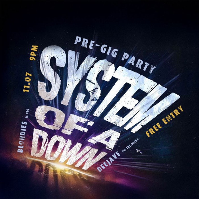 System of a Down PRE-PARTTYYY