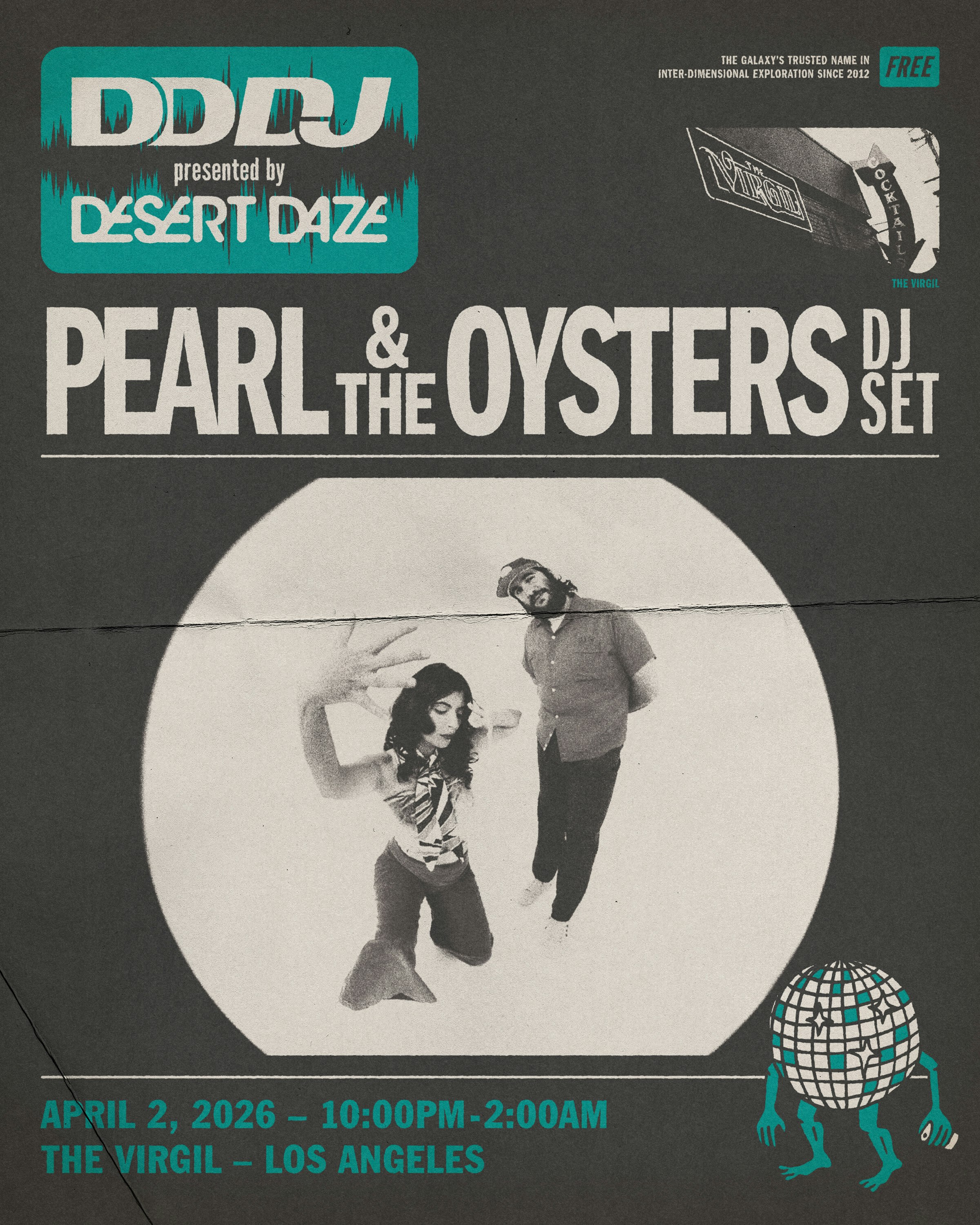 Pearl & The Oysters (DJ) Tickets | Free | 2 Apr @ The Virgil, Los