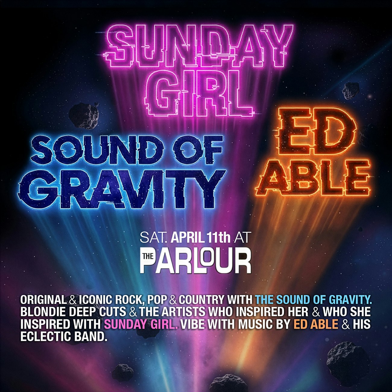 Photo of Sunday Girl, Sound Of Gravity, Ed Able
