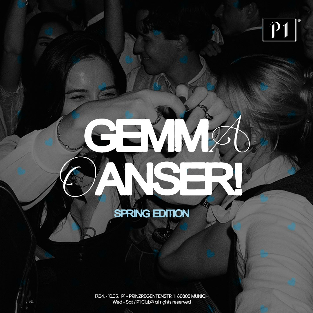 GEMMA OANSER! — Spring Edition - Techno Party in München