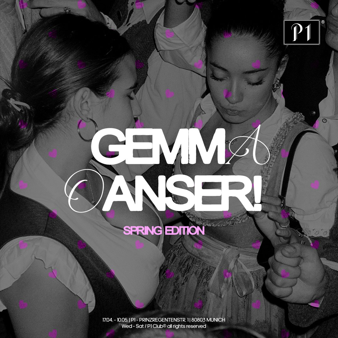 GEMMA OANSER! — Spring Edition - Techno Party in München