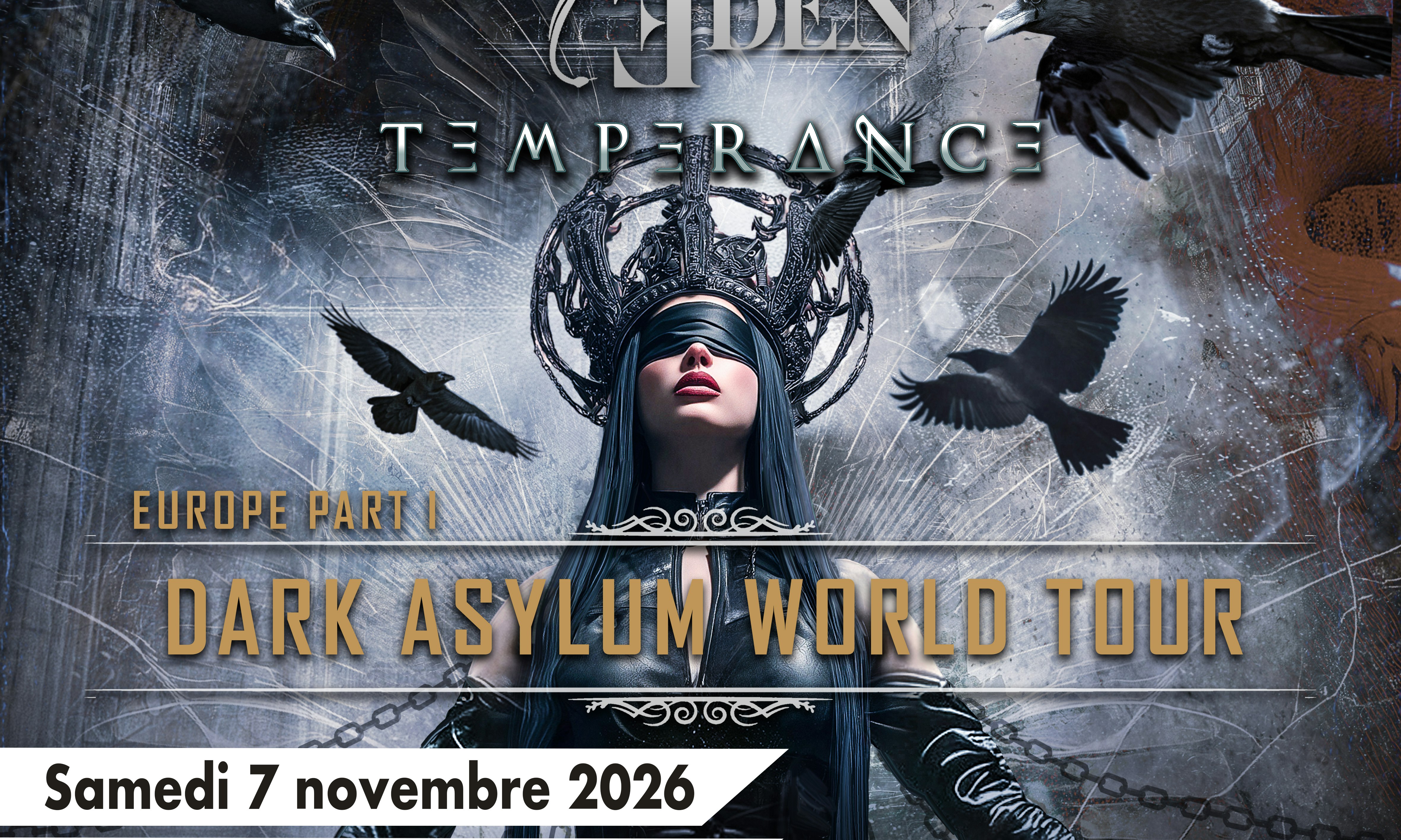 KAMELOT + EXIT EDEN + TEMPERANCE