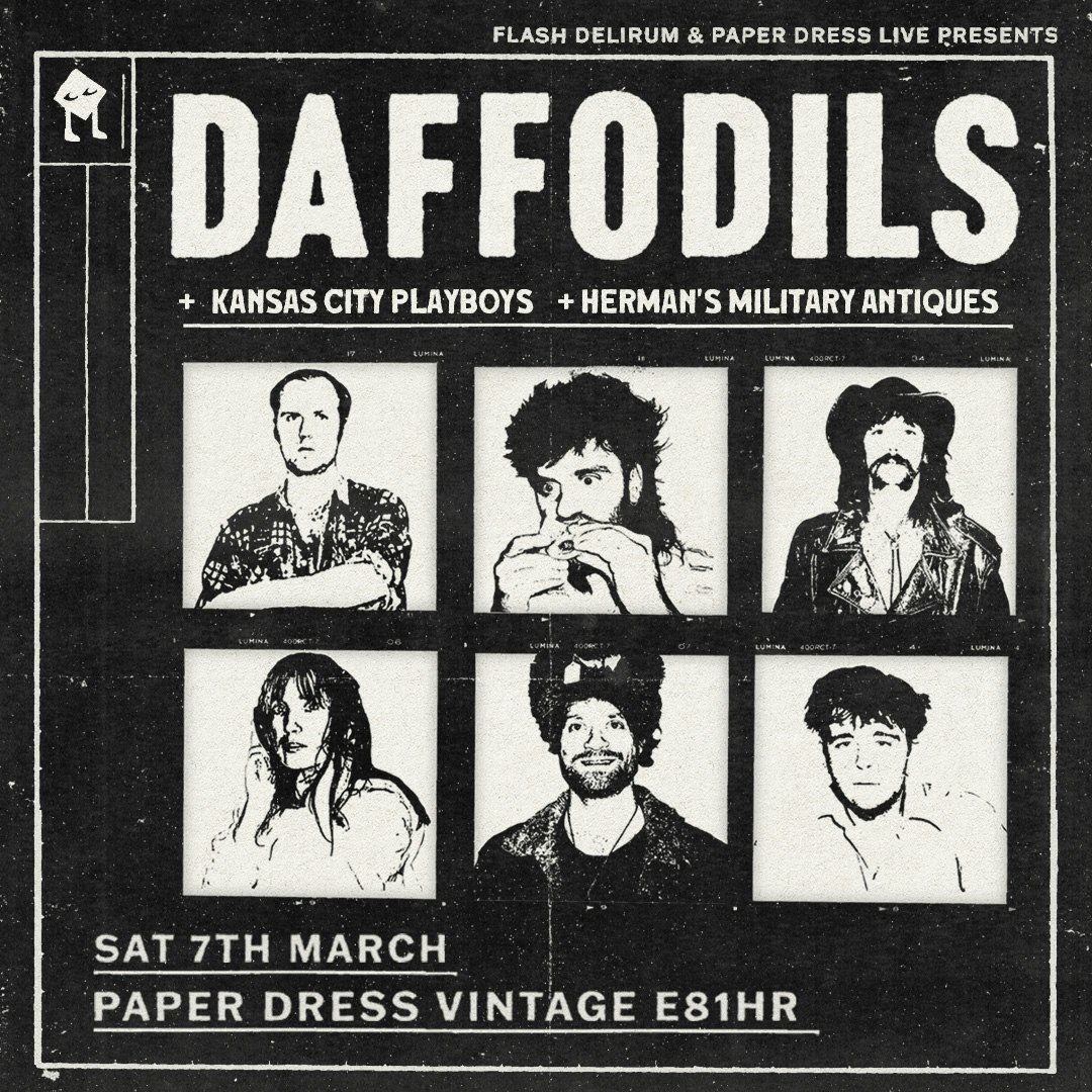 Daffodils + Kansas City Playboys + Herman's Military Antiques