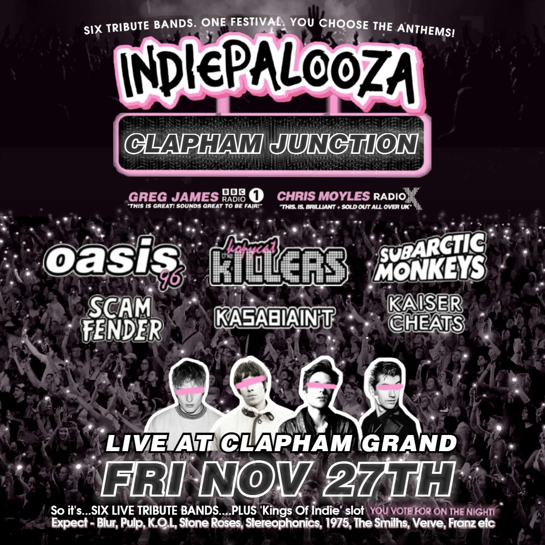 Indiepalooza Festival: Kopycat Killers v Scam Fender v Subarctic Monkeys v Oasis96