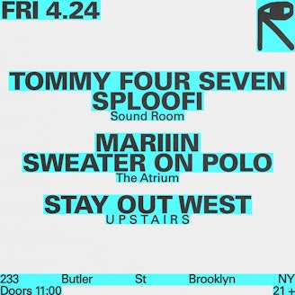 Image for Tommy Four Seven + Sploofi / Mariiin + Sweater On Polo / Stay Out West