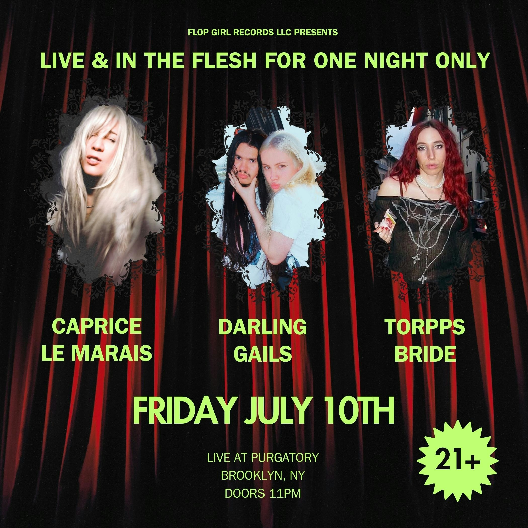 Darling Gails, Caprice Le Marais, and Torppsbride