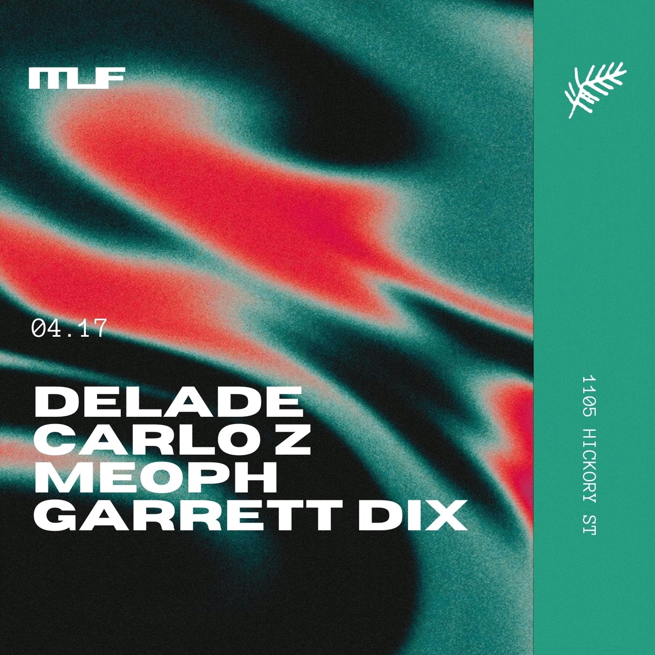 Photo of DELADE with Carlo Z, Meoph, Garrett Dix