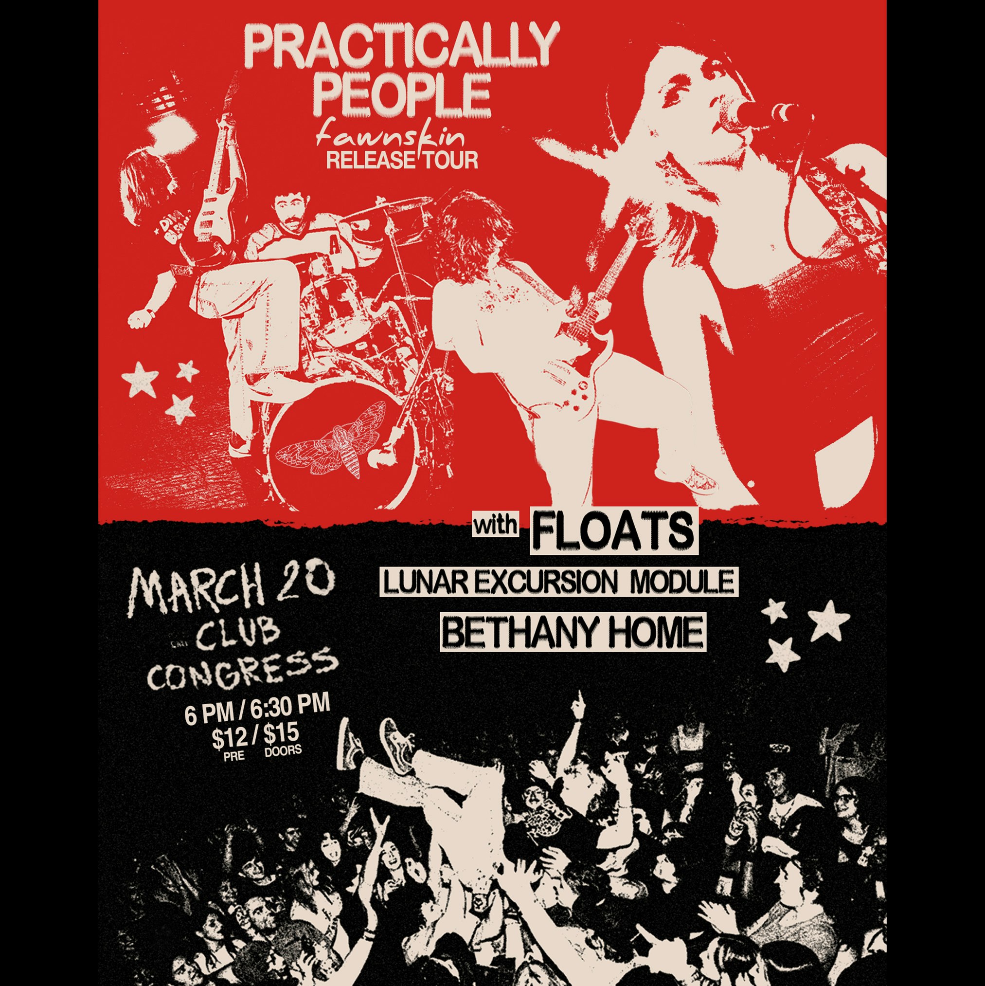 Practically People “fawnskin” Release Tour