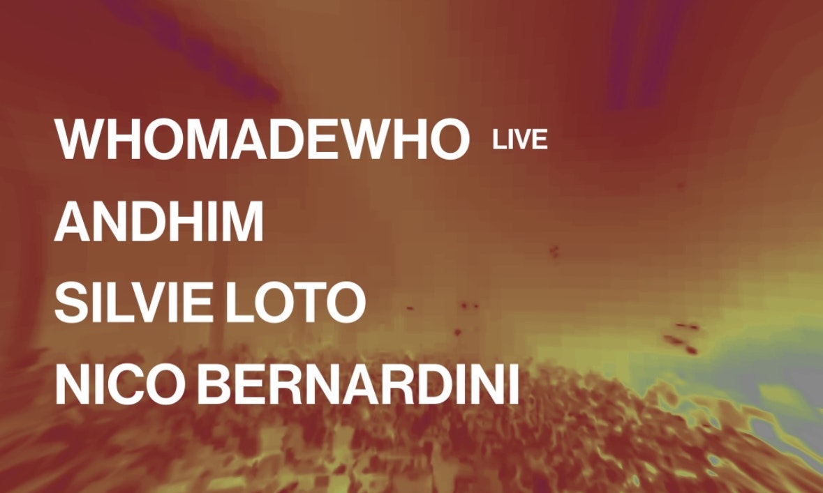 WhoMadeWho (live) presents The Moment