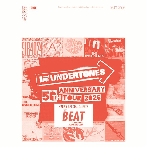 The Undertones 50 Anniversary Show + special guests The Beat ft Ranking Jnr