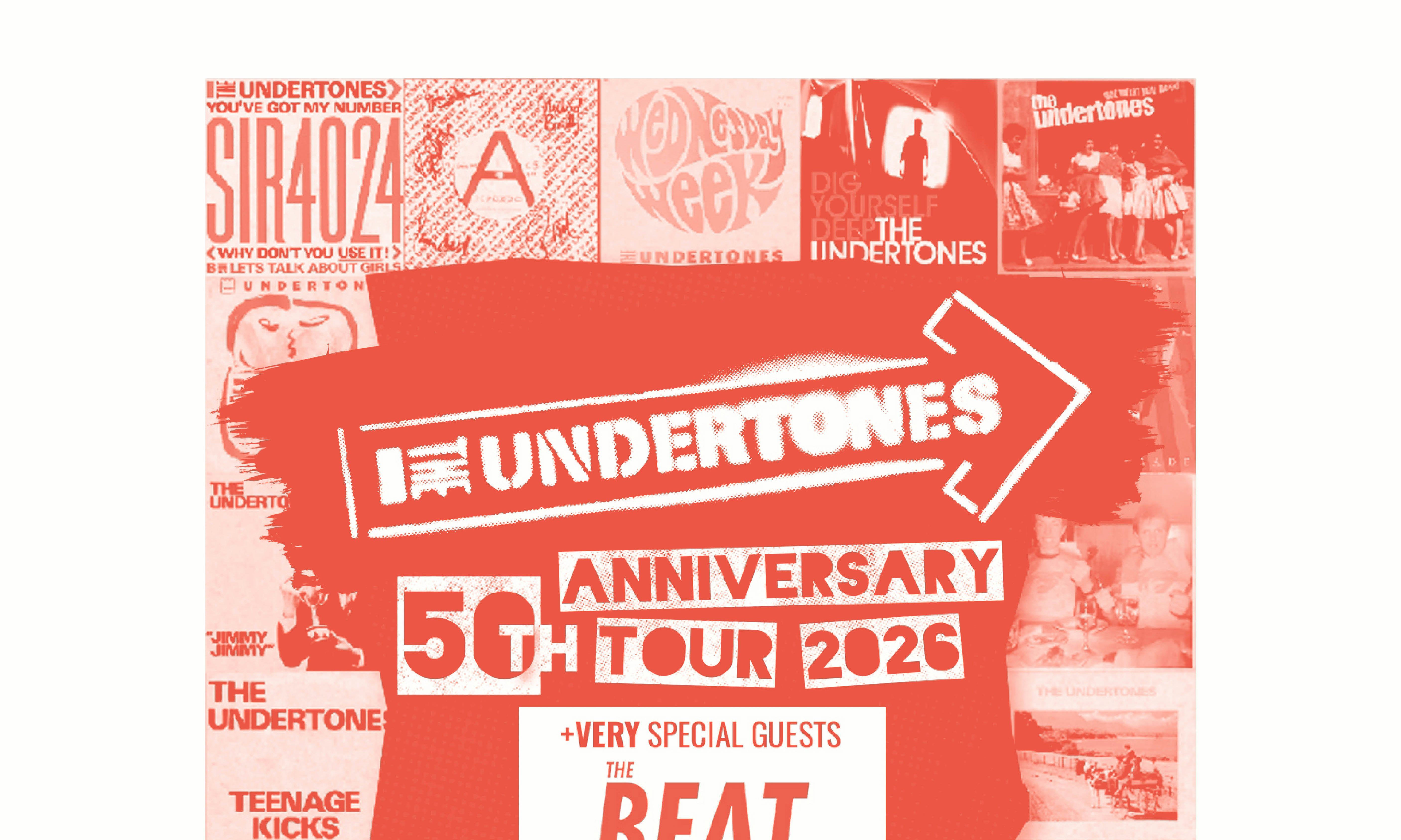 The Undertones 50 Anniversary Show + special guests The Beat ft Ranking Jnr