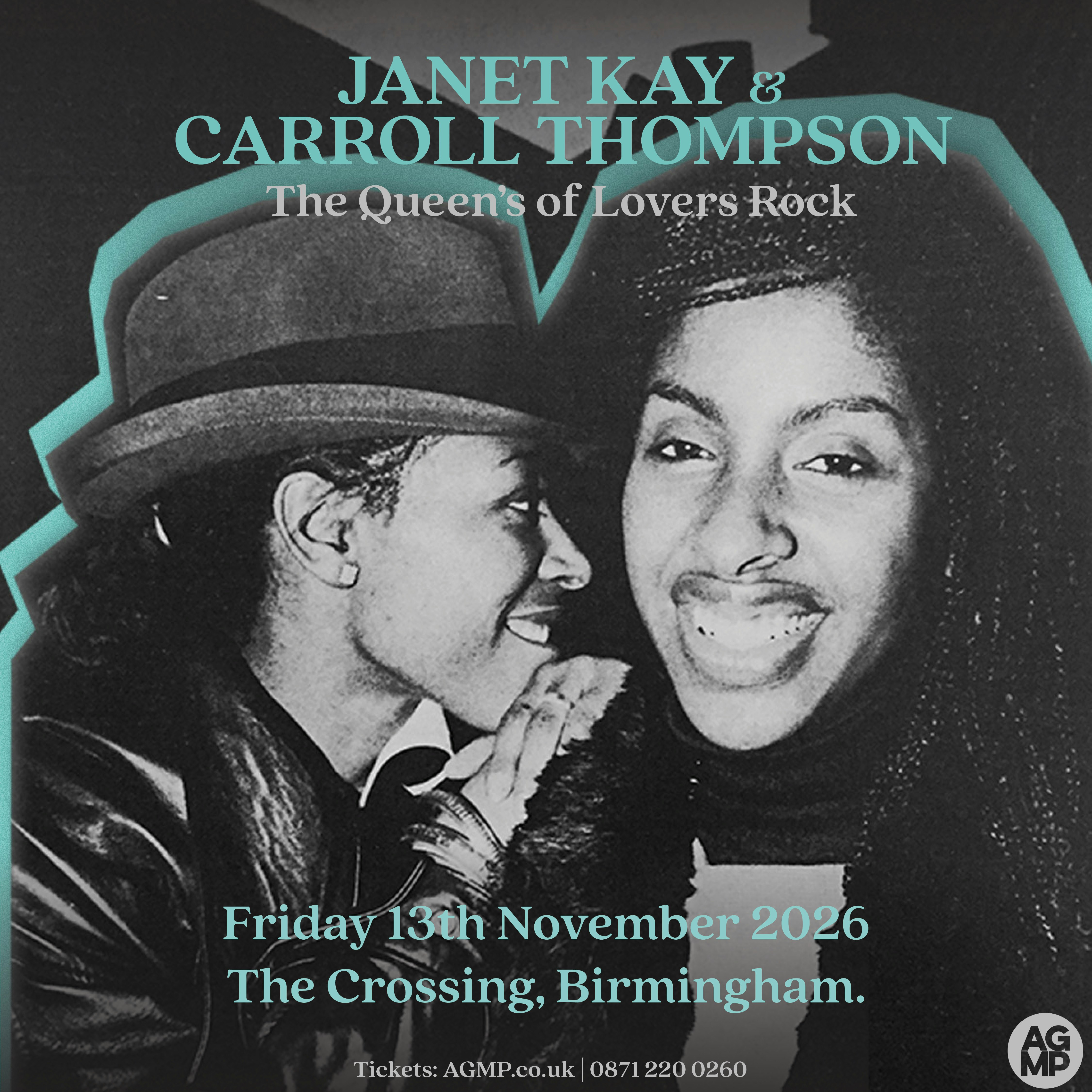 未使用 Janet Kay & Carroll Thompson / オリジナル Janet Kay & Carroll Thompson Tickets | £33 | 13 Nov @ The Crossing