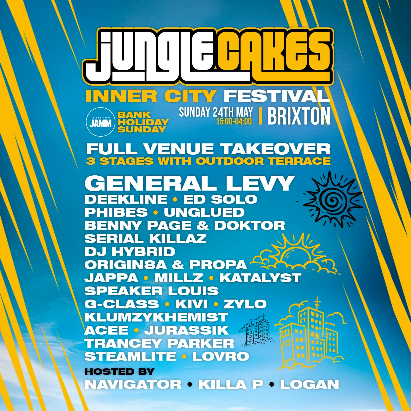 Jungle Cakes: Inner City Festival