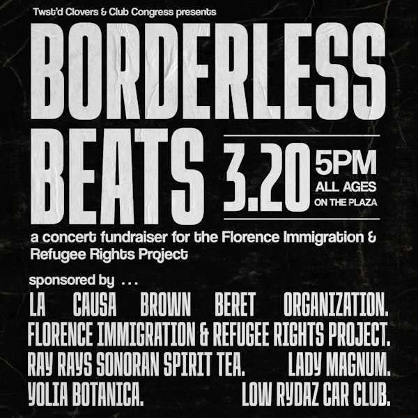 Borderless Beats: Fundraiser for the Florence Project