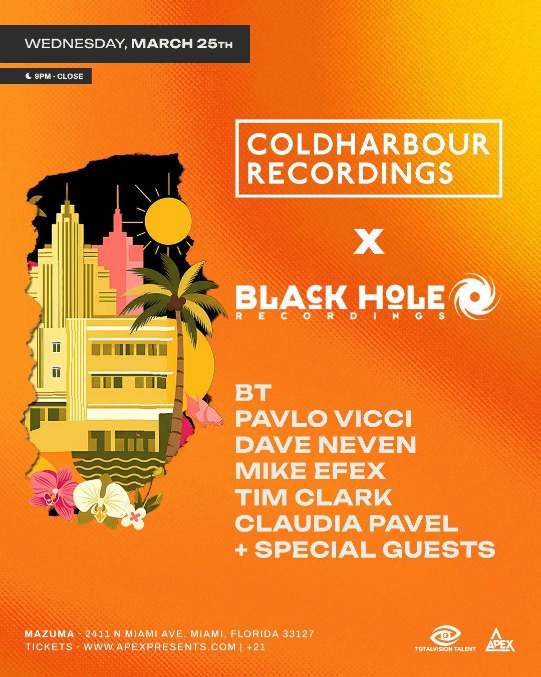 Coldharbour Night X Blackhole Recordings Night Tickets | From $15