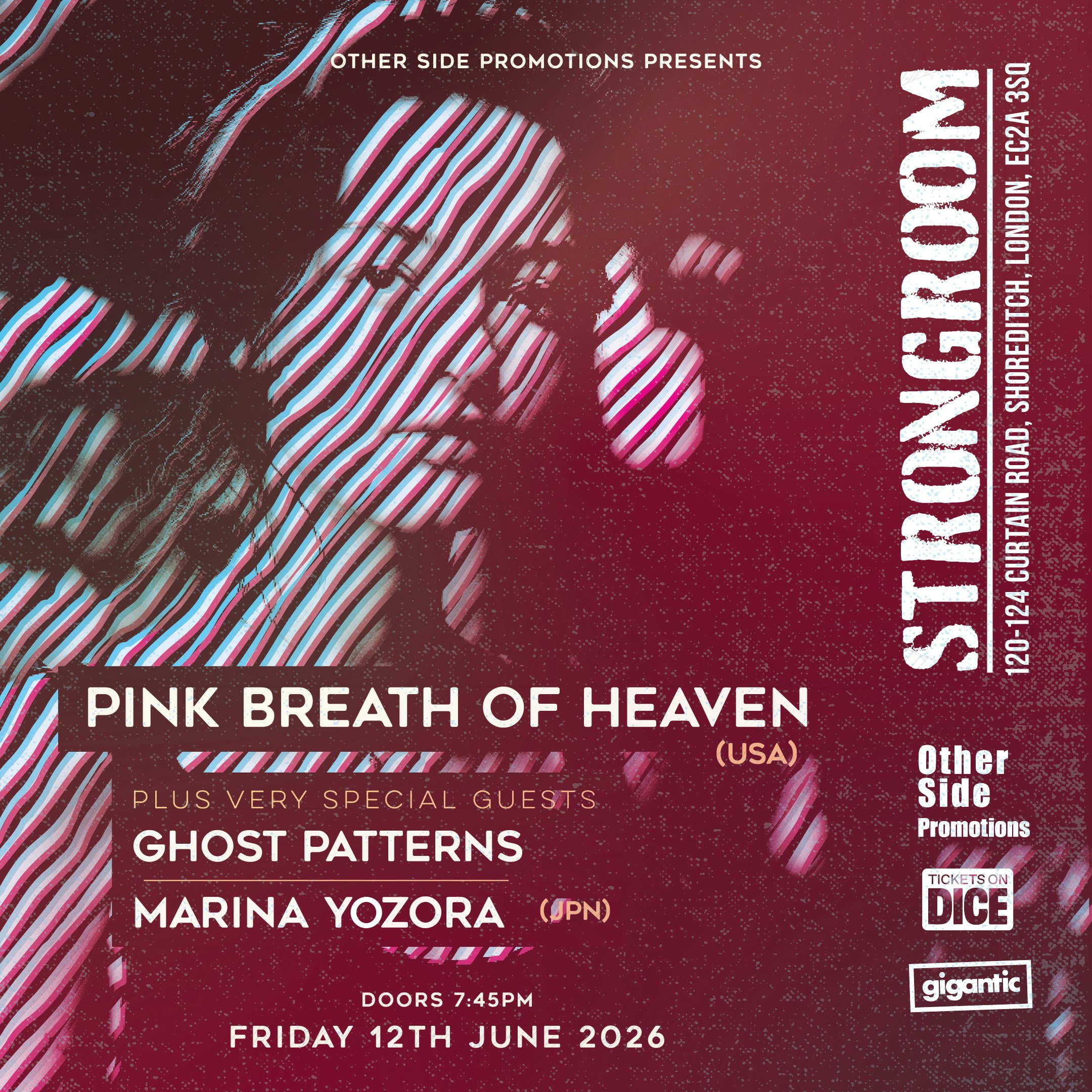 OSP Presents: Pink Breath Of Heaven (USA) + Ghost Patterns + Marina Yozora  (JPN)
